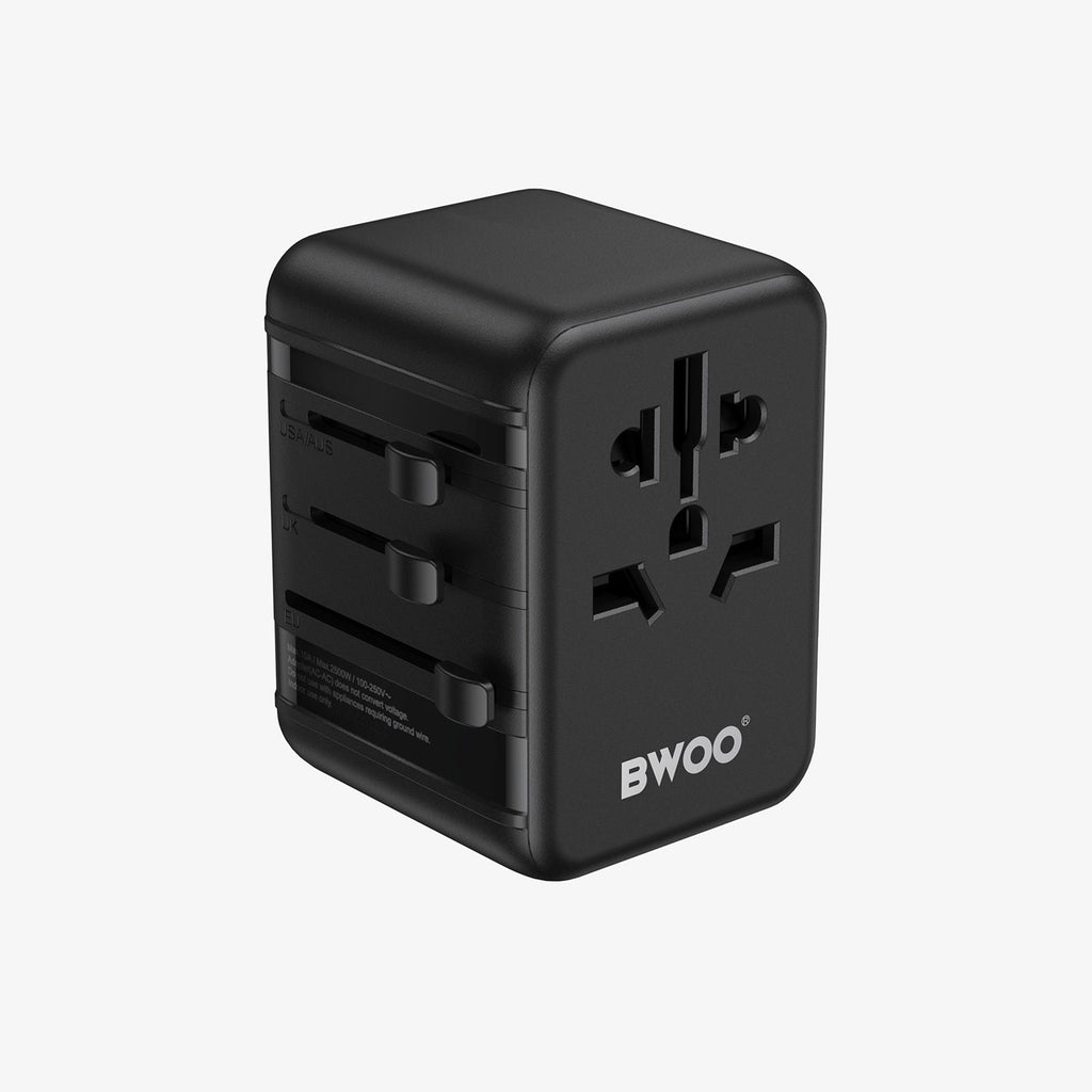 International Multi Plug Travel Adapter GaN PD 20W 3 in 1