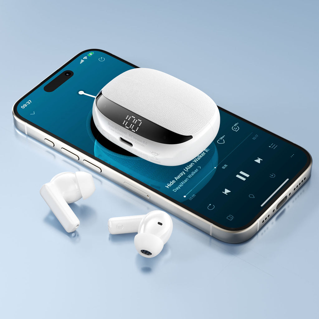 BWOO ANC + ENC In-Ear Wireless Earbuds BT V6.0
